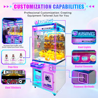 Commercial Claw Machine Prize Vending Cabinet with Bill Acceptor image preview