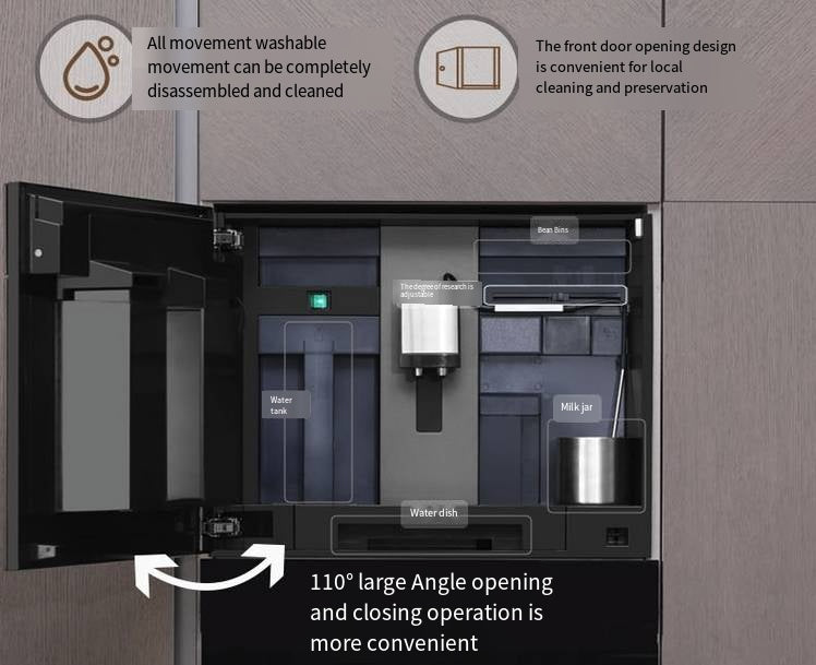 Built-In Automatic Espresso Machine — Touchscreen, 19-Bar