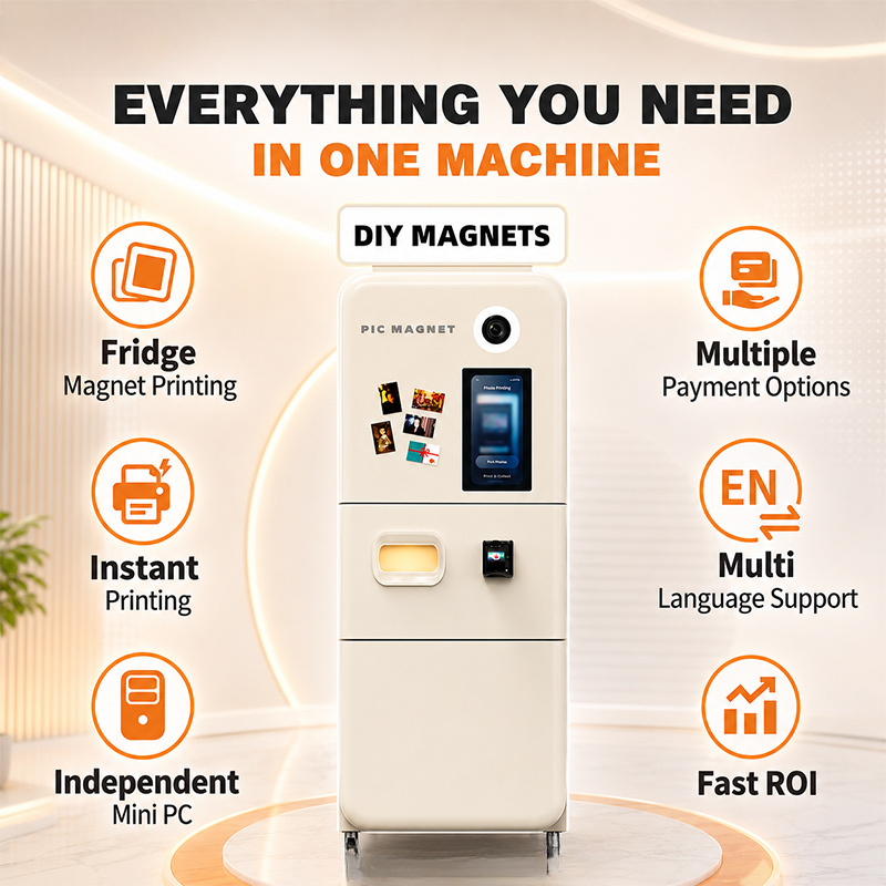 DIY Fridge Magnet Photo Booth Kiosk — Self-Service Instant Printer