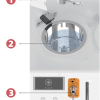 All-in-One Gelato &amp; Ice Cream Machine — Displayable Churning Freezer image preview