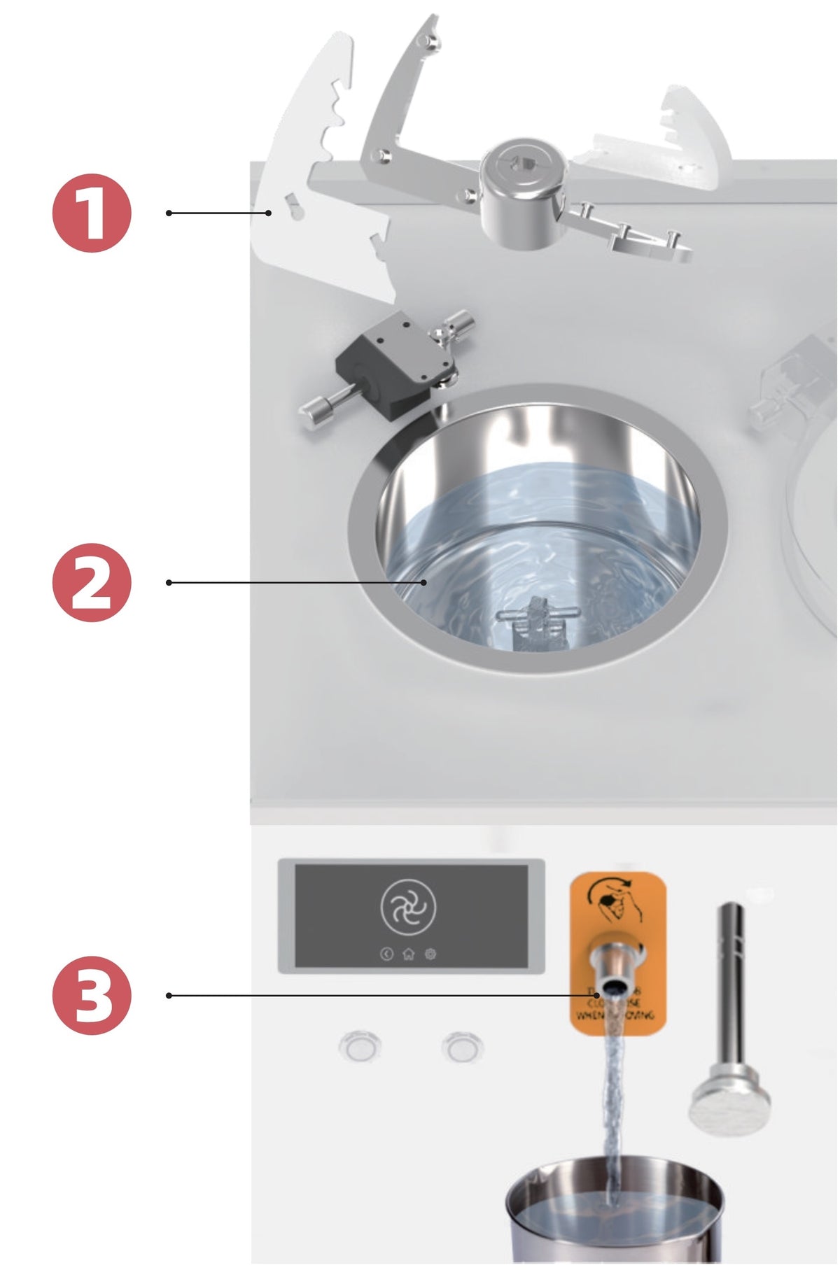 All-in-One Gelato & Ice Cream Machine — Displayable Churning Freezer