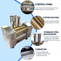 Commercial Electric Crepe Maker — Adjustable 3–14 in image preview