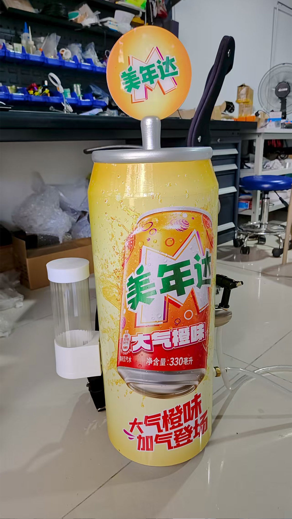Wearable Backpack Beverage Dispenser — Mobile Event Drink Server
