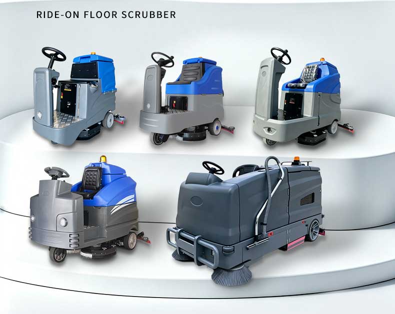 Walk-Behind Battery Floor Scrubber Dryer — 430 mm, sewage tank capacity 6.5L