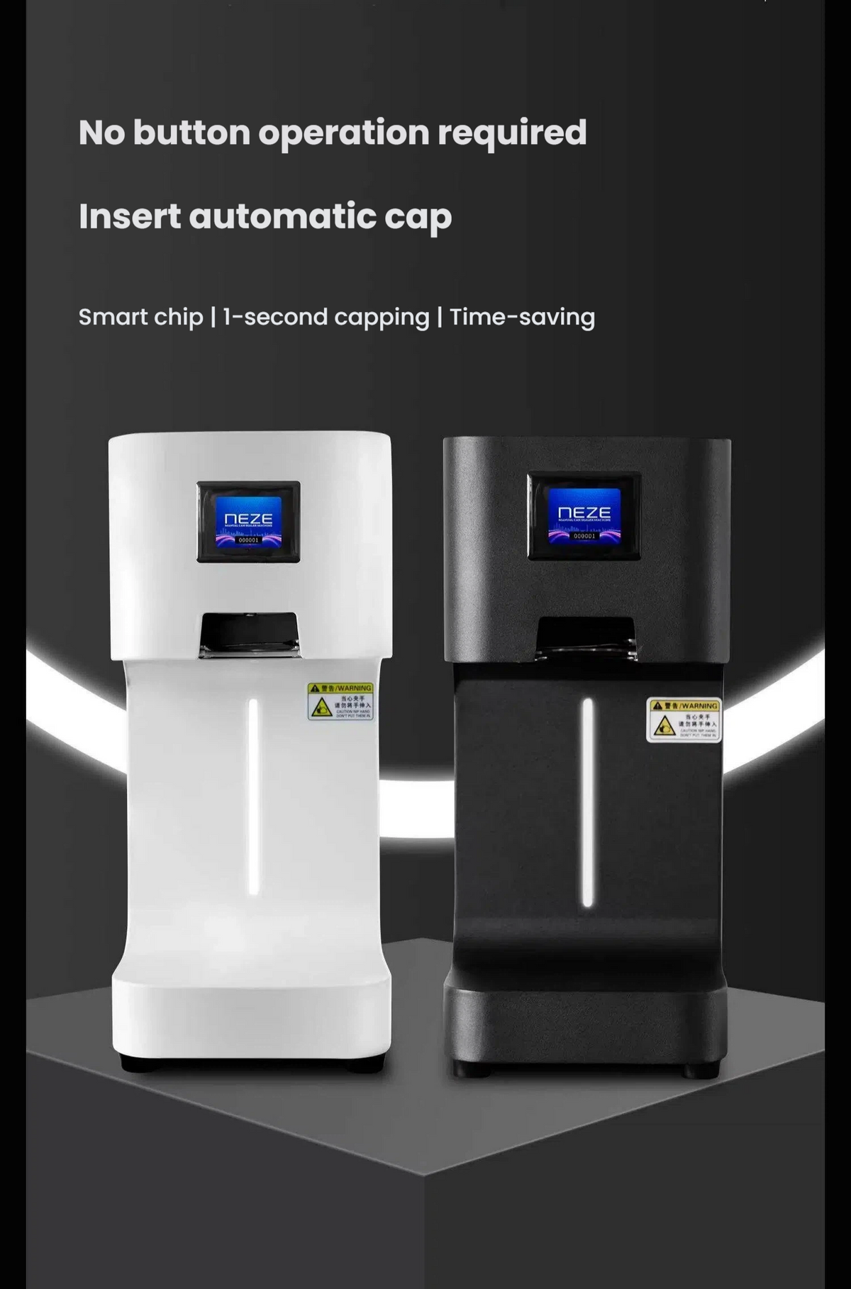 Automatic Can Sealing & Capping Machine