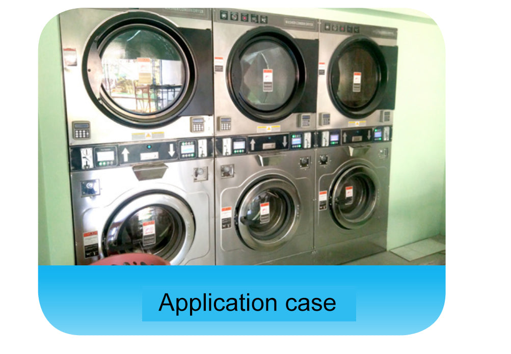Commercial Washer-Extractor-Dryer Combo — Stainless Steel