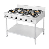 6-Burner Commercial Gas Range