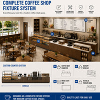 Turnkey Cafe Fitout — Custom Counter, Back Bar &amp; Display image preview