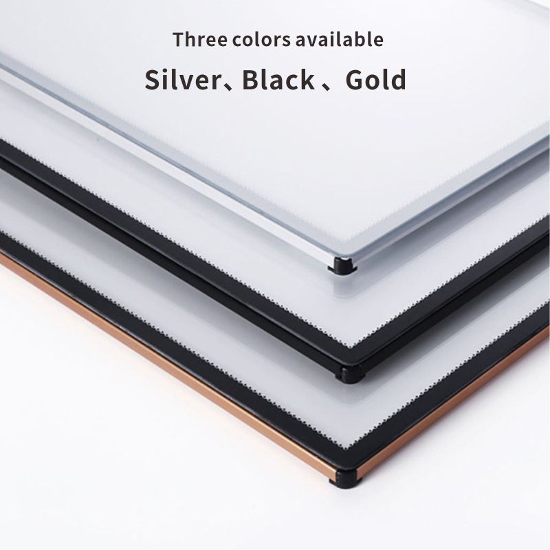 Ultra-Slim LED Menu Light Box — Aluminum Frame, Backlit Display