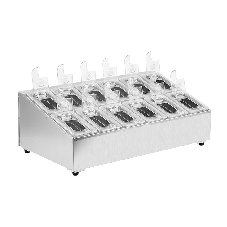 Stainless Steel Seasoning Dispenser — Reusable Bar & Restaurant Caddy