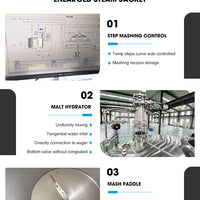 Commercial Beer Brewing System — Nano Brewery Brewhouse (100–400 L) image preview