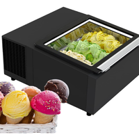Countertop Gelato Display Freezer — 20 L Glass-Door Showcase image preview