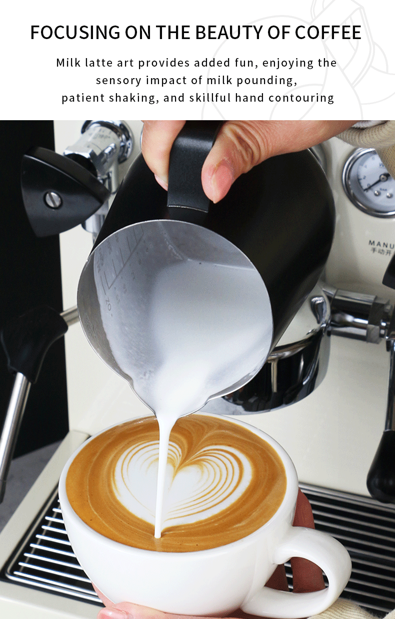 Stainless Steel Milk Frothing Pitcher — 700 ml