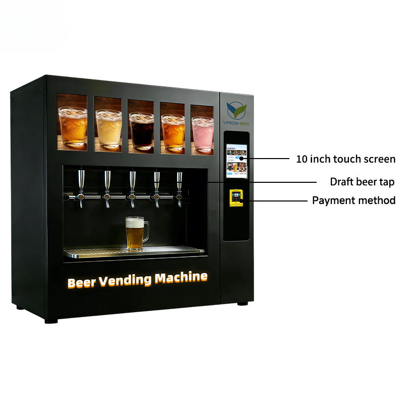 Desktop Beer Vending Machine — Self-Service with Touchscreen
