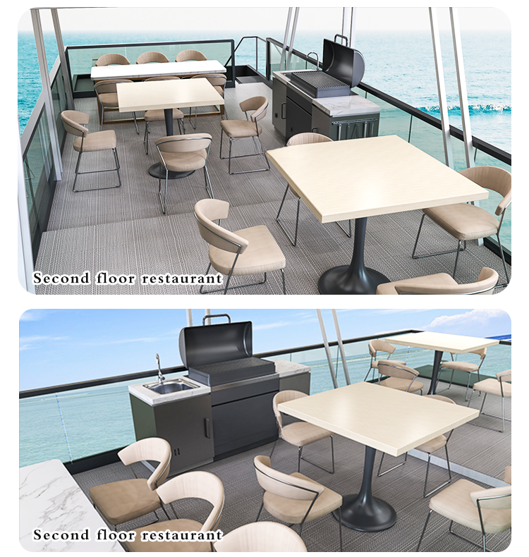 Aluminum Pontoon Houseboat — 11.5 m, 16-Person