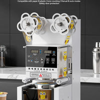 Commercial Cup Sealing Machine — Automatic for Plastic &amp; Paper Cups image preview