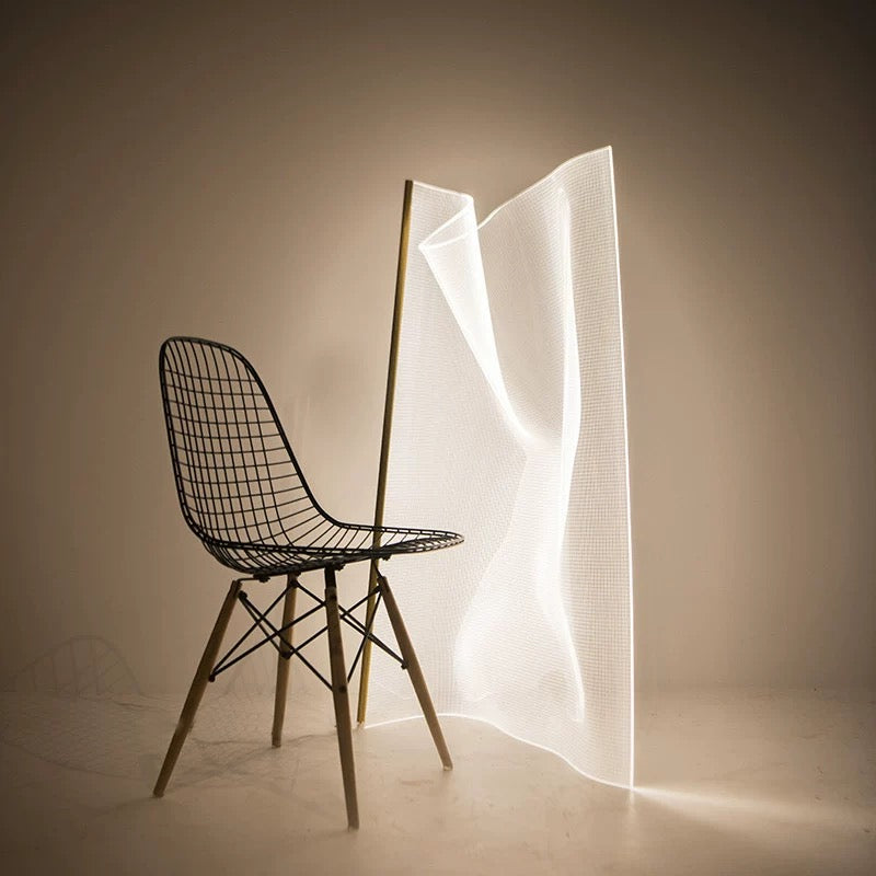 Modern Geometric Acrylic LED Floor Lamp