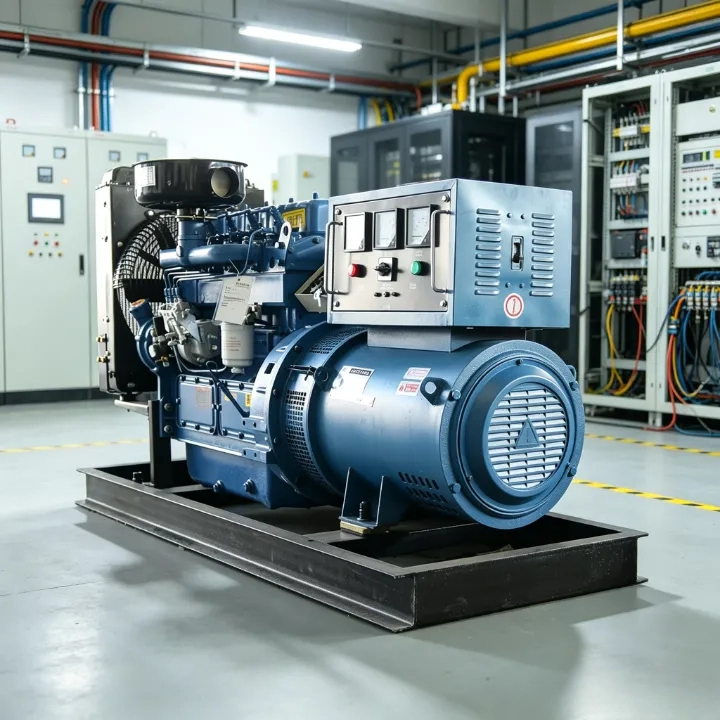 Commercial Diesel Generator Set — Electric Start, Single-Phase Standby Power