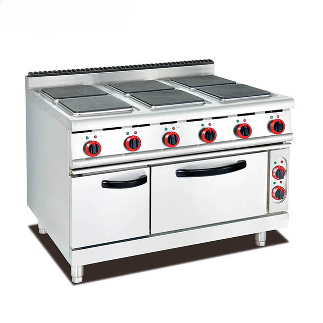 Electric 6-Burner Range with Oven