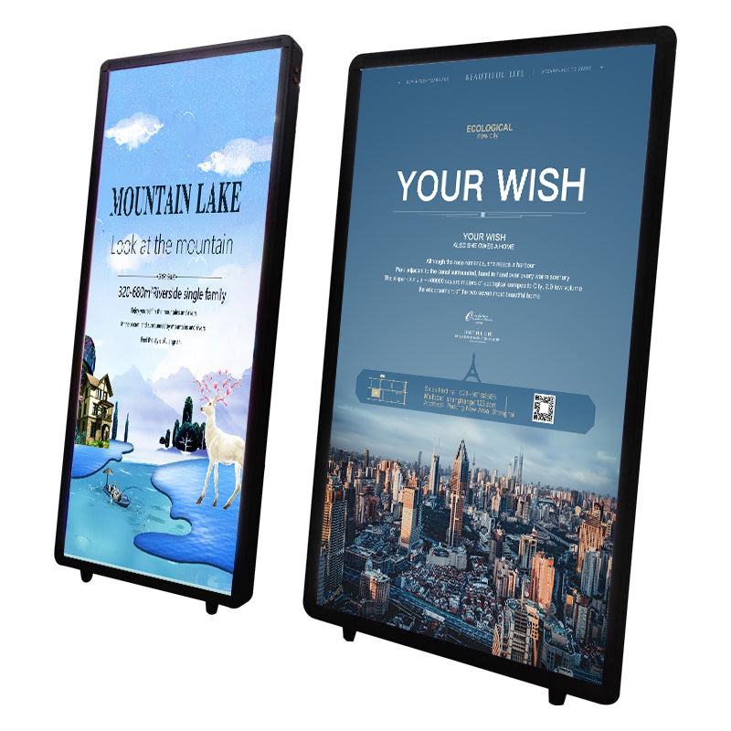 Portable Backpack LED Billboard — Double-Sided Light Box