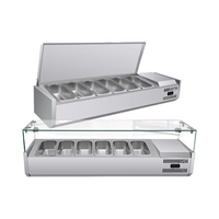 Refrigerated Countertop Salad &amp; Prep Rail image preview