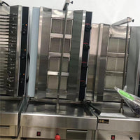 Commercial Gas Doner Kebab &amp; Shawarma Machine — 4-Burner Rotary image preview