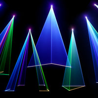 Full-Color 12W RGB Animation Laser Projector — DMX/ILDA image preview
