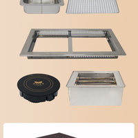 Smokeless Barbecue &amp; Hot Pot Table — Built-In Downdraft Exhaust image preview