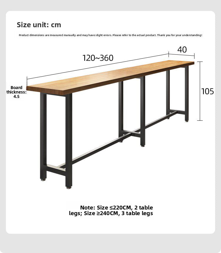 Commercial Bar Furniture Set — Solid Wood Tables & Bar Stools