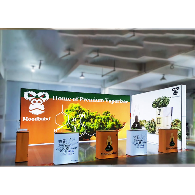 LED Fabric Backdrop Display Stand — Tension Light Box