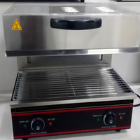 Commercial Electric Salamander Grill — Stainless Steel, Adjustable Lift image preview