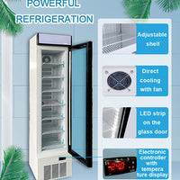 Commercial Glass-Door Display Freezer — Slim Upright, 105 L image preview