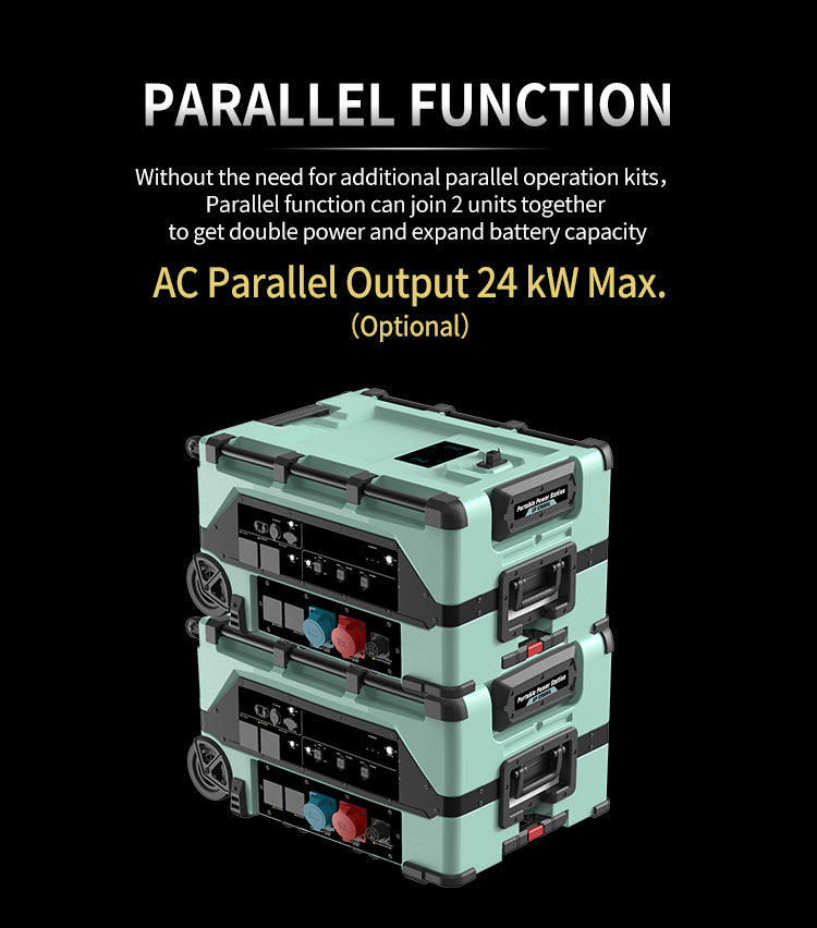 All-in-One 24kW Power Station with MPPT Controller