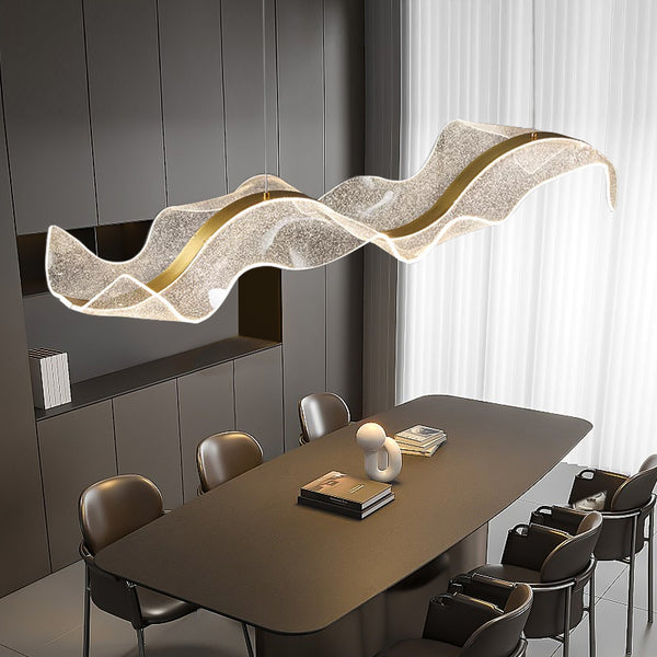 Modern LED Linear Pendant Light — Dining & Restaurant Chandelier