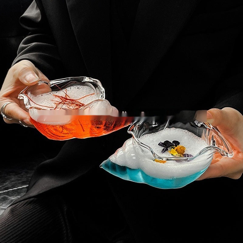 Shell Cocktail Glass — Hand-Blown Borosilicate