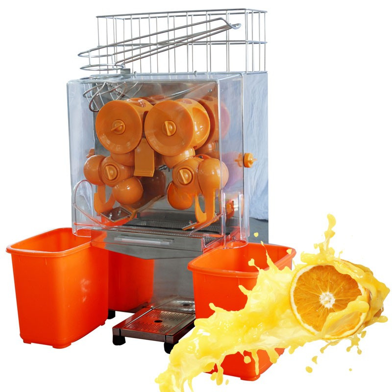Commercial Automatic Orange Juicer — Stainless Steel Citrus Press