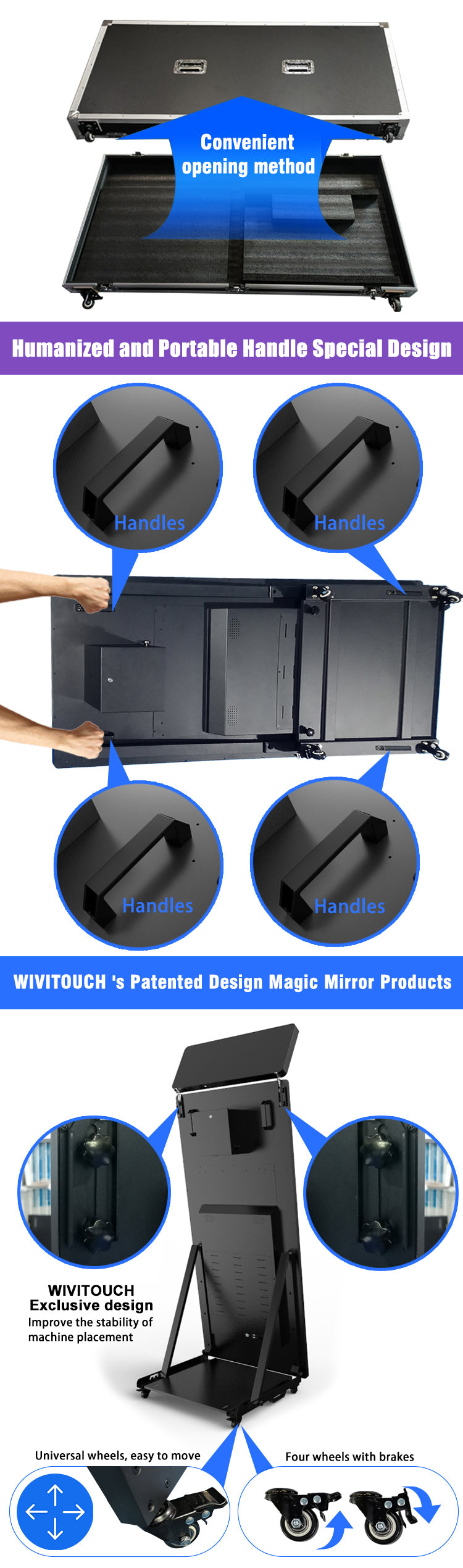 Magic Mirror Photo Booth with Camera, Flash & Printer
