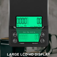 Digital Coffee Scale with Timer — 3 kg, 0.1 g image preview