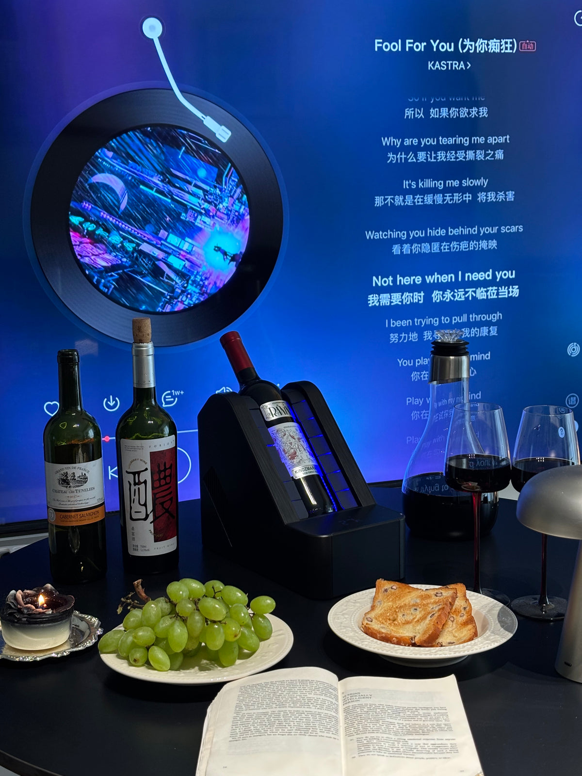 Single-Bottle Wine Cooler — Battery Peltier Chiller