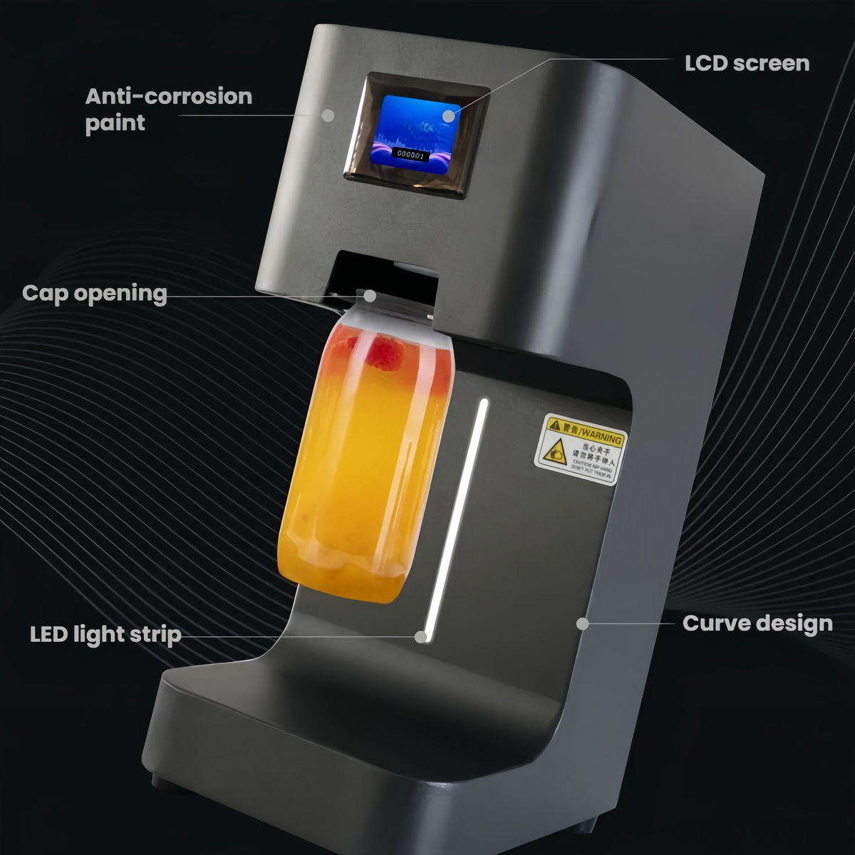 Automatic Can Sealing & Capping Machine