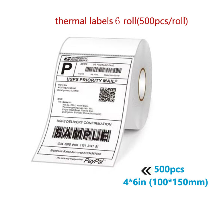 Thermal Wristband & Label Printer — 4x6 Desktop, 203 DPI