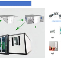 Vista previa de la imagen de Expandable Container House — Flat-Pack Modular Cabin