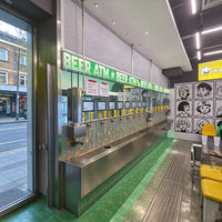 Vista previa de la imagen de Dispensador de cerveza de barril en autoservicio — enfriador multigrifo