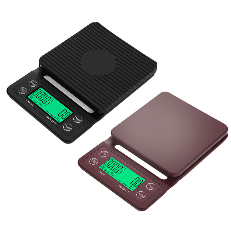 Digital Coffee Scale with Timer — 3 kg, 0.1 g