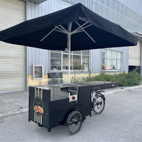 Electric Cargo Tricycle Coffee Bike — Mobile Food Cart image preview