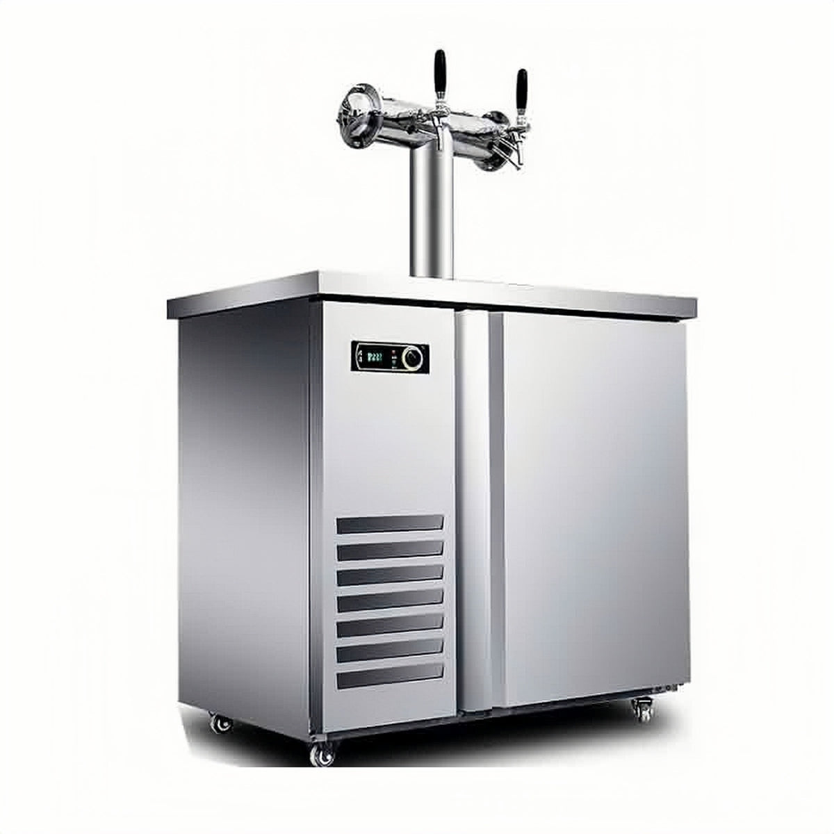 Commercial Draft Beer Dispenser — Air-Cooled Kegerator with Tap