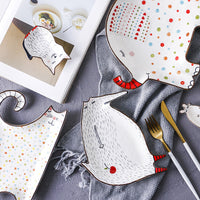 Creative Cartoon Porcelain Plate Set image preview