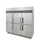 Commercial Stainless Steel Upright Freezer — Multi-Door Reach-In