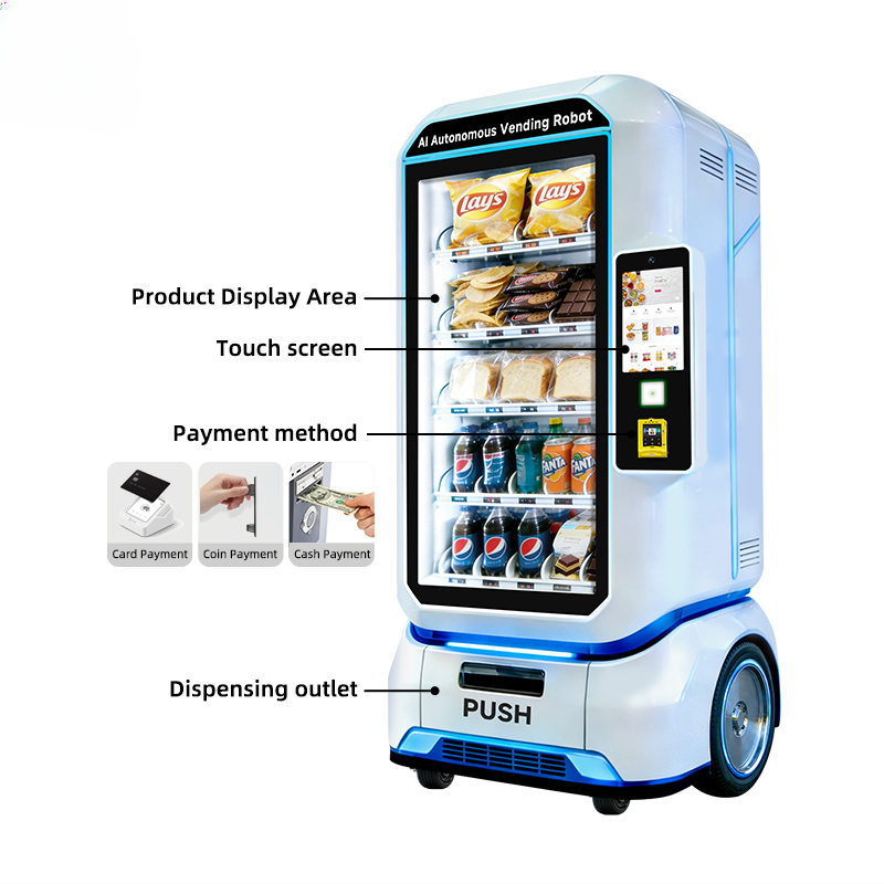 Automatic Vending Machine — Touchscreen, Card & Cashless Payment