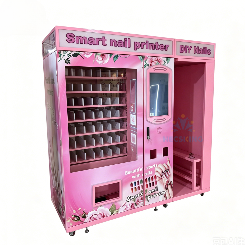 Nail Art Vending Machine — Self-Service Beauty Kiosk